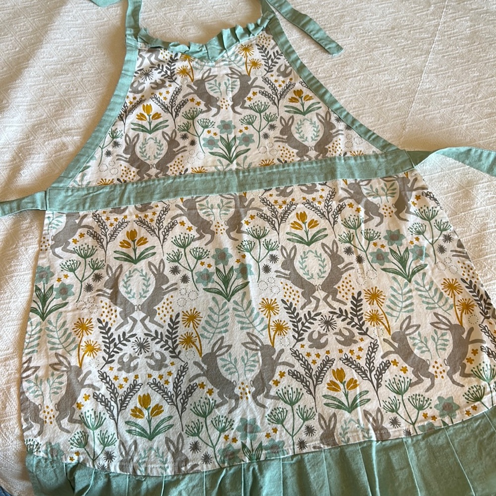 Apron Spring Easter Bunnies Farmhouse Folk